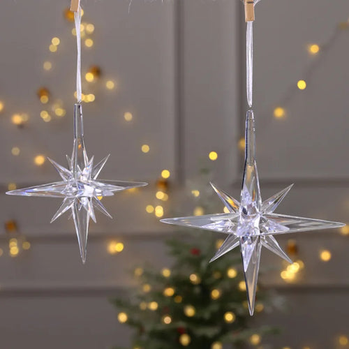 Crystal Snowflake Hanging Ornaments – Elegant Home Decor