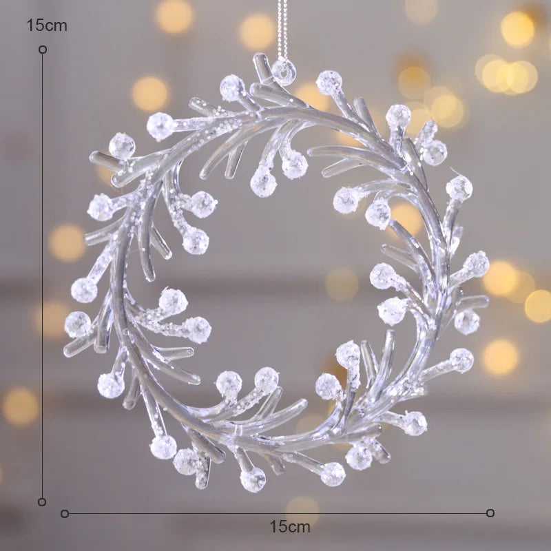 Crystal Snowflake Hanging Ornaments – Elegant Home Decor