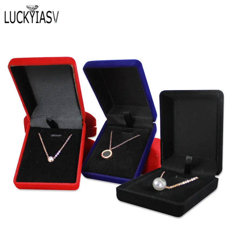 Luxury Velvet Jewelry Gift Box