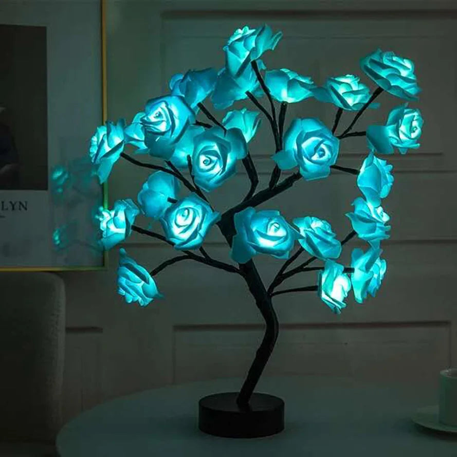 Romantic LED Rose Tree Lamp – Perfect Gift for Bedroom & Living Room