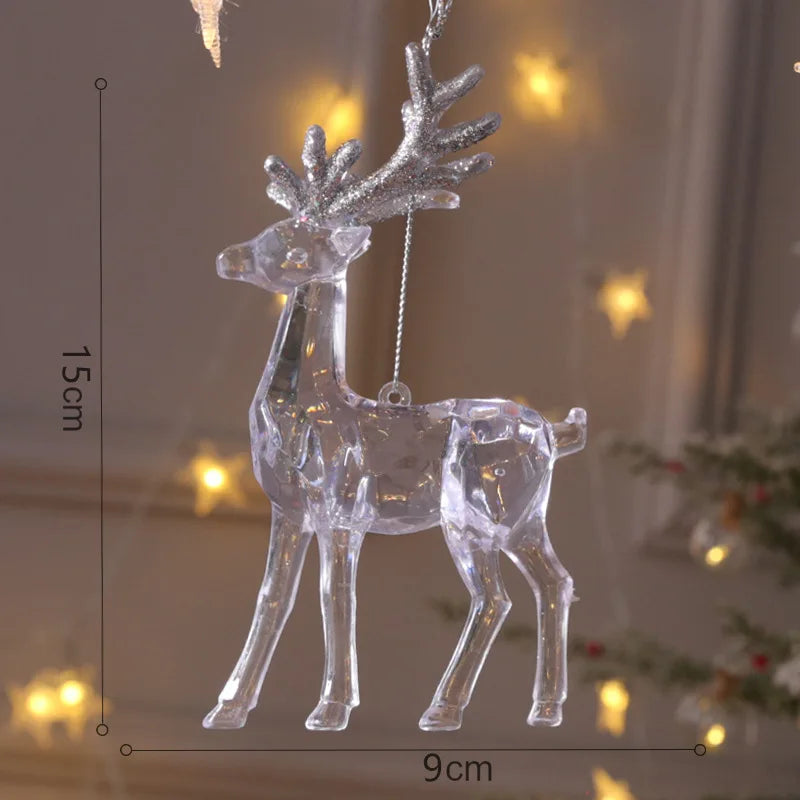 Crystal Snowflake Hanging Ornaments – Elegant Home Decor