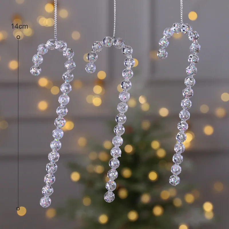 Crystal Snowflake Hanging Ornaments – Elegant Home Decor