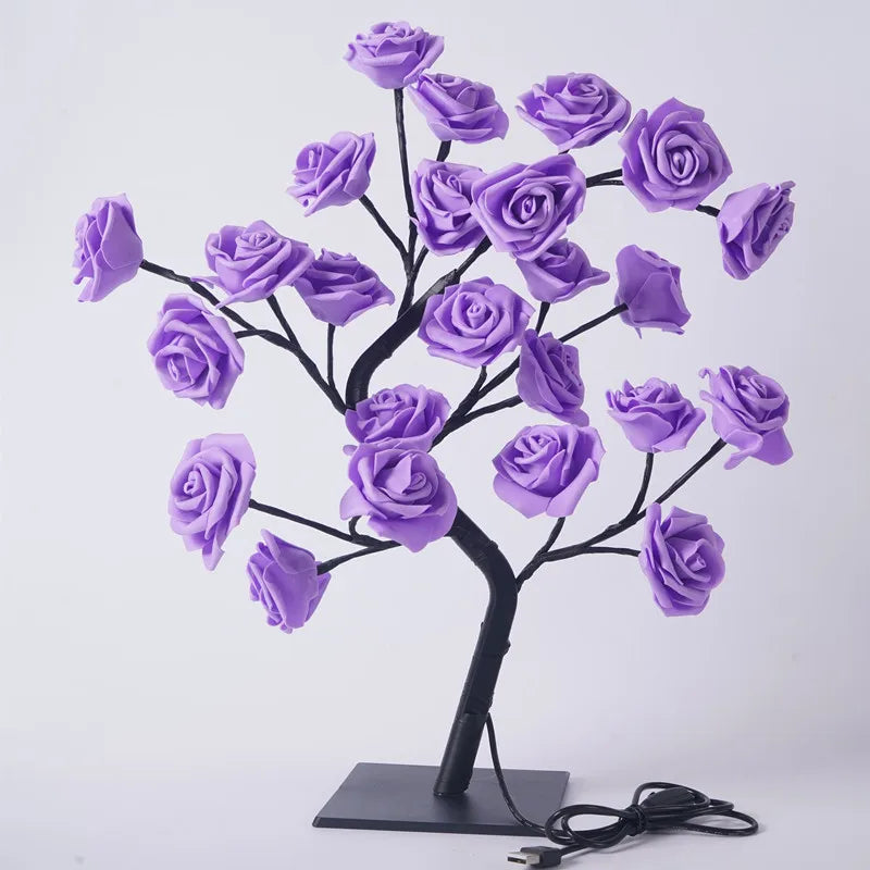 Romantic LED Rose Tree Lamp – Perfect Gift for Bedroom & Living Room