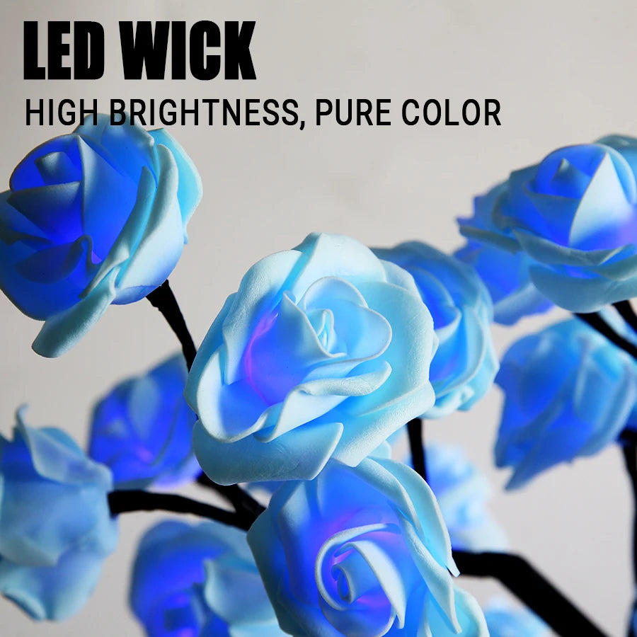 Romantic LED Rose Tree Lamp – Perfect Gift for Bedroom & Living Room