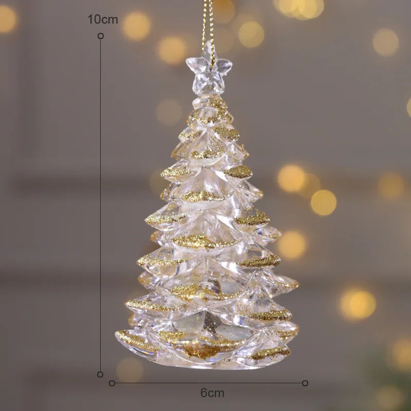 Crystal Snowflake Hanging Ornaments – Elegant Home Decor